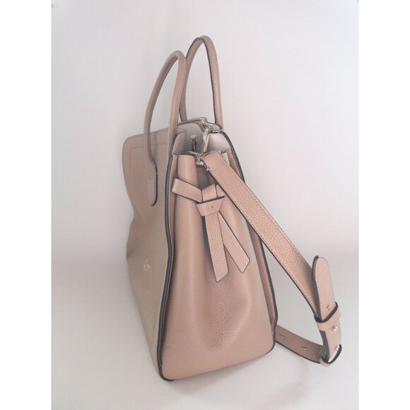 Kate Spade Knott Large Satchel Beige  $398 - Picture 5 of 16
